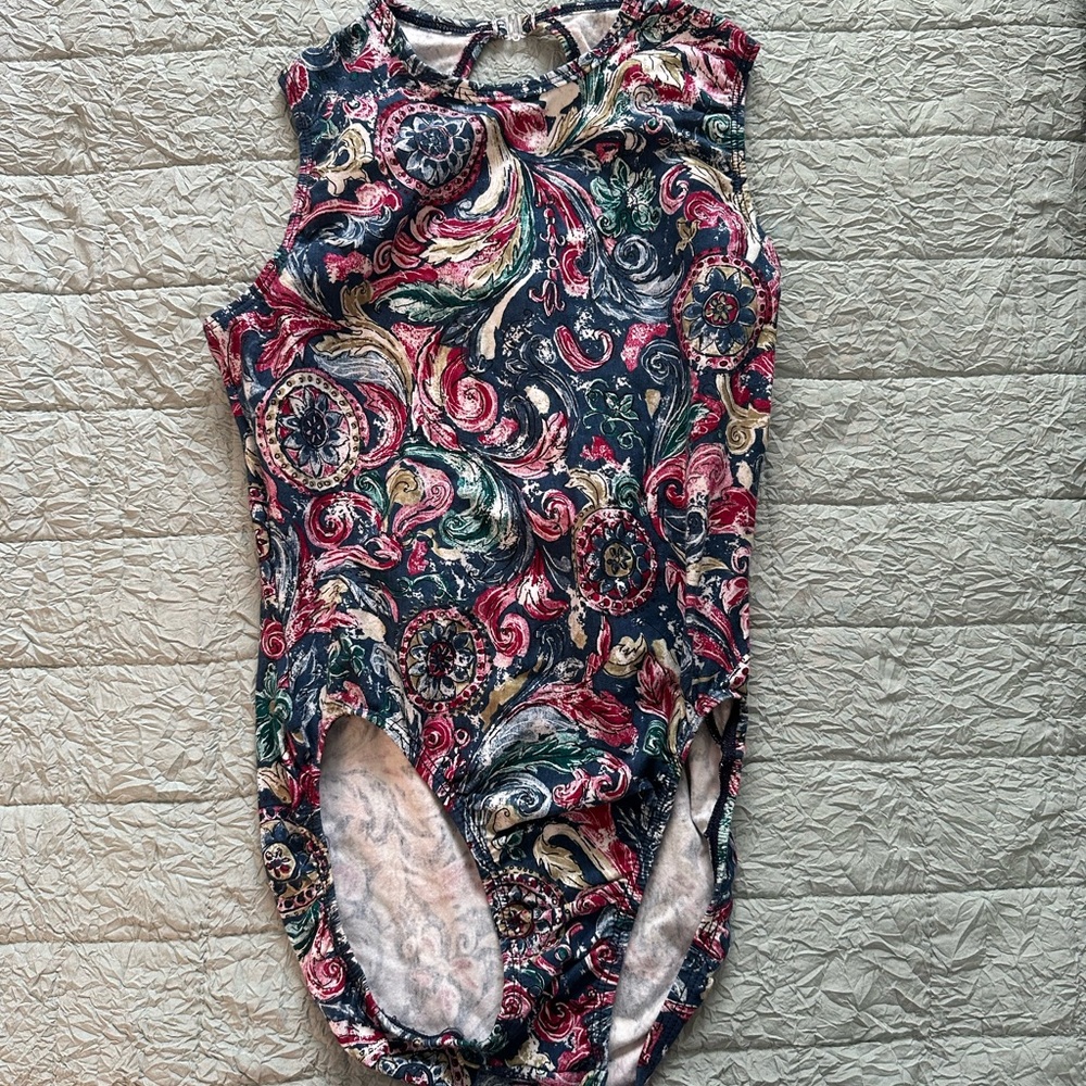 Women’s Paisley Gymnastics Leotard